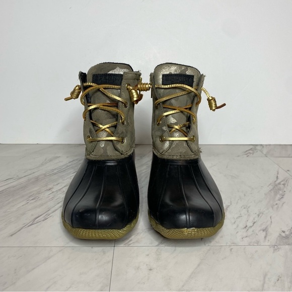 Sperry Saltwater Camo Waterproof Duck Boot 8 - Picture 2 of 16
